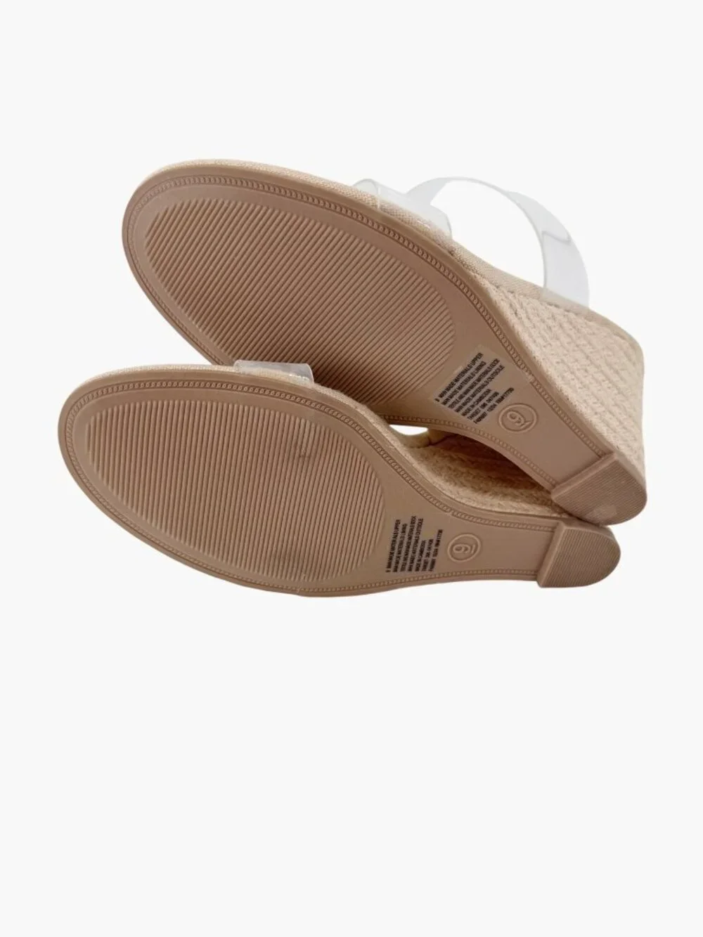 A New Day Women's Ansel Double Band Open Toe Wedge Heels - Size 9